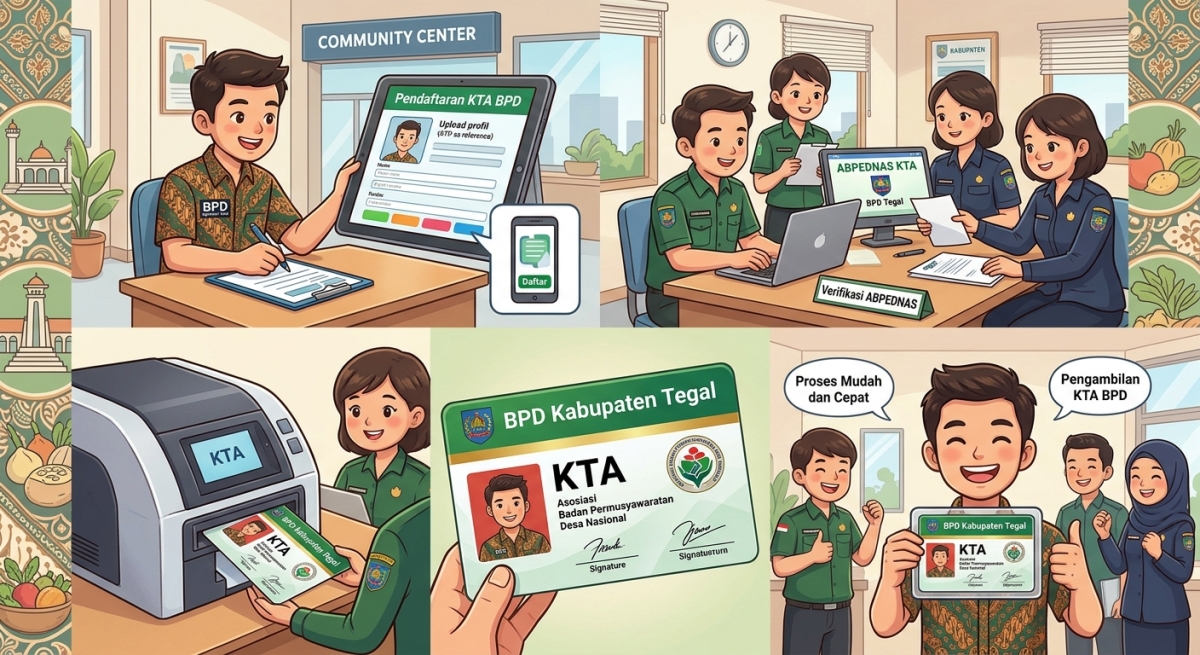 KTA BPD Tegal Minim Progres, Bupati Ischak Instruksikan Camat Turun Tangan