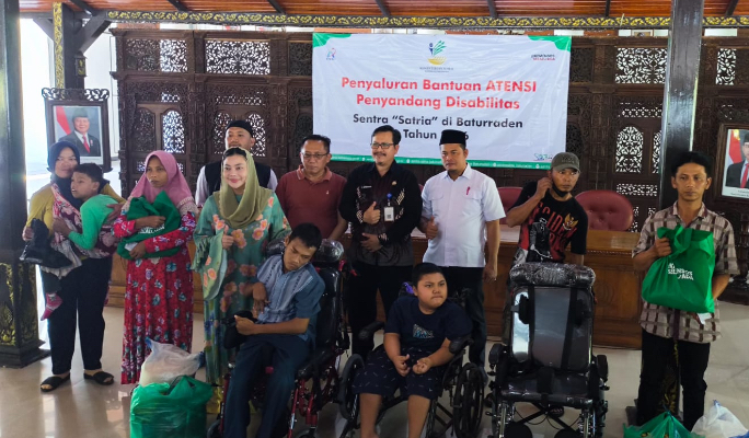 72 Penyandang Disabilitas Terima Alat Bantu dari Pemkab Brebes