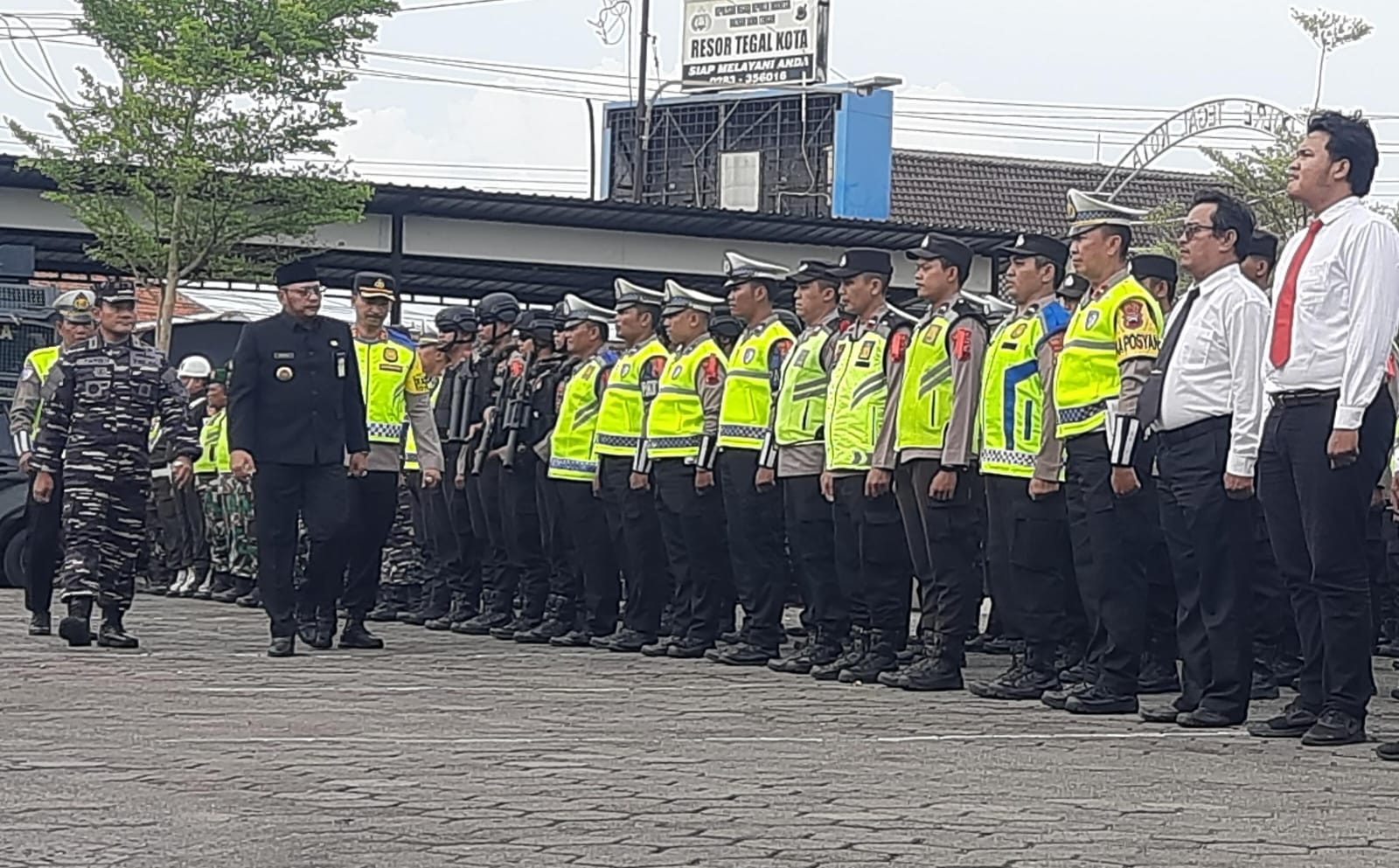 Pastikan Libur Natal dan Tahun Baru di Tegal Aman, Operasi Lilin Candi 2025 Digelar