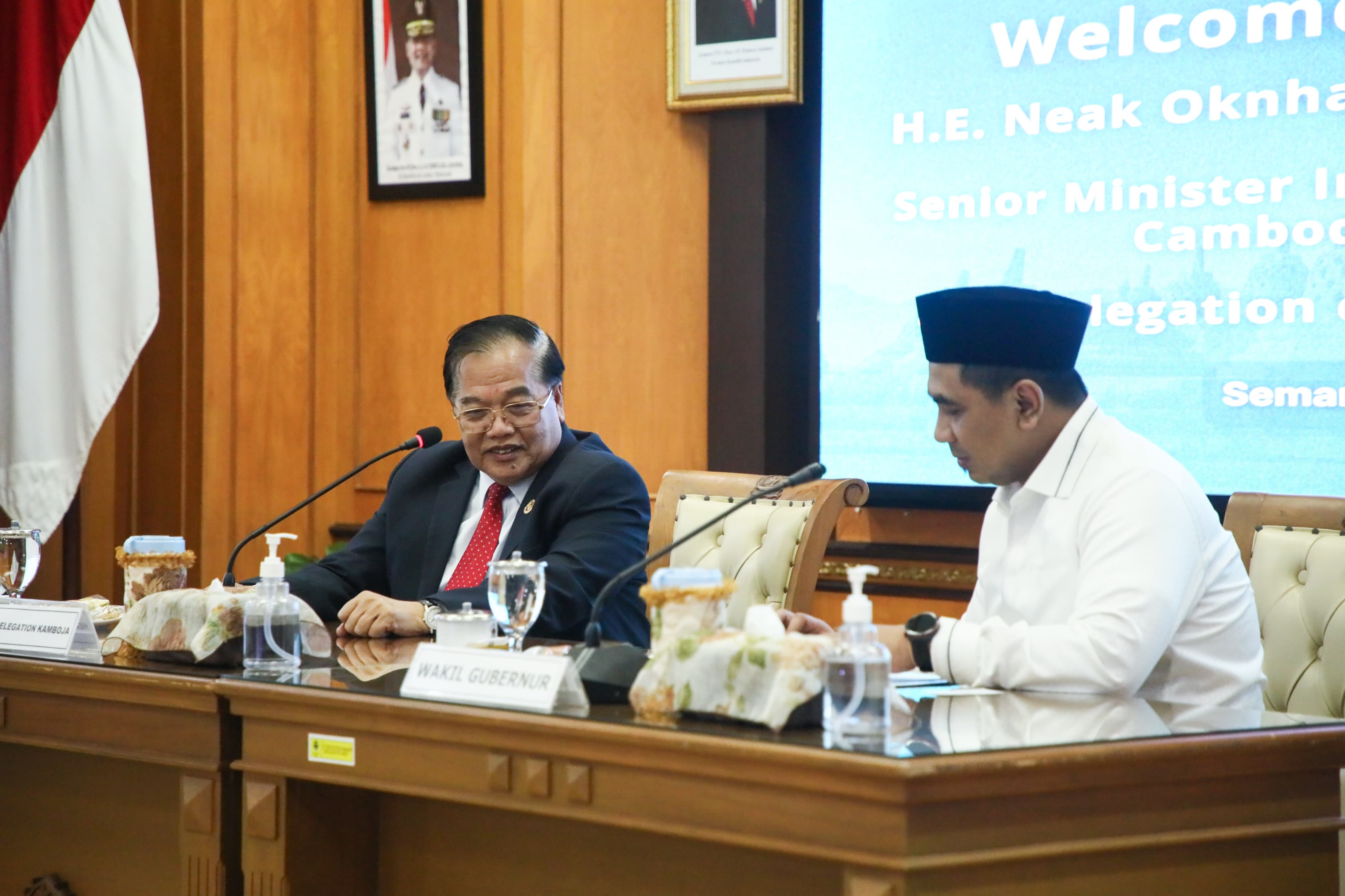 Jajaki Kolaborasi Sektor Pendidikan Hingga Pertanian dengan Pemprov Jateng, Delegasi Kamboja Temui Wagub