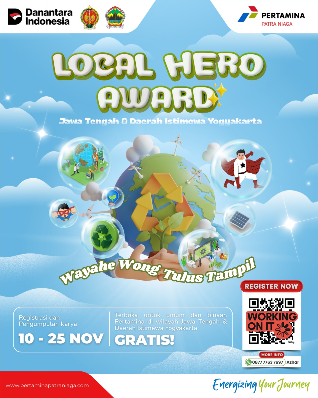 Peringati Hari Pahlawan, Pertamina Apresiasi Pahlawan Masa Kini Lewat Local Hero Award Jateng-DIY 