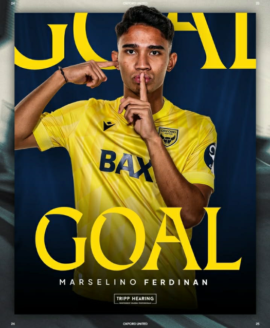 Gak Kasih Ampun, Marselino Ferdinan Borong 2 Gol di Kemenangan Oxford United