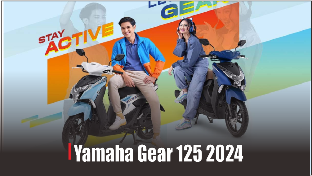 Yamaha Gear 125 Tampil Menggoda Usai Penyegaran, Begini Penampakannya 4 Warna Barunya