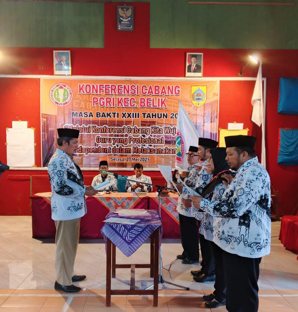 Terpilih Jadi Ketua PGRI Kecamatan Belik Pemalang, Taryono Janjikan Hal Ini