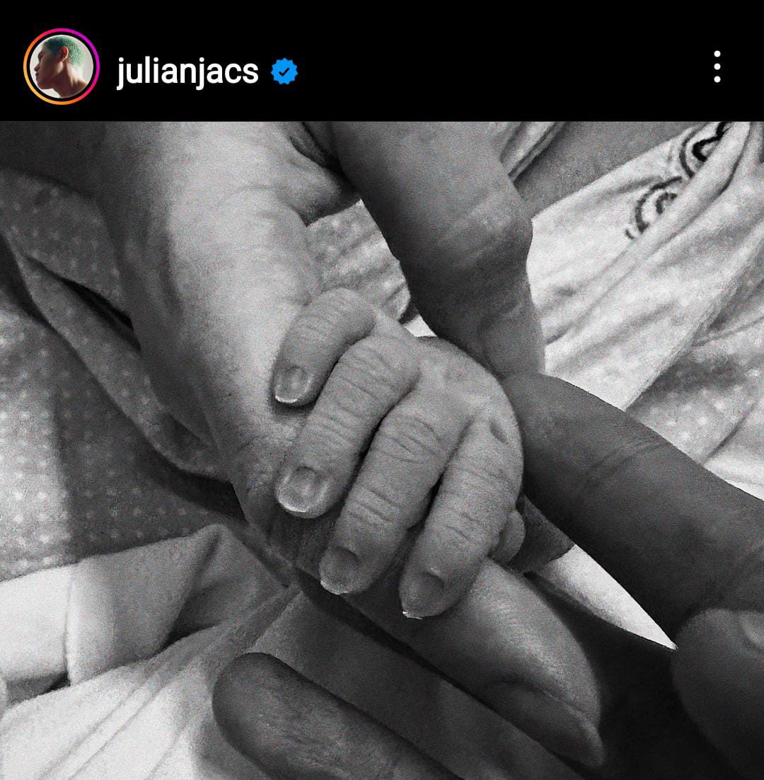 Nikah Januari, Julian Jacob Umumkan Istrinya Melahirkan Bayi Perempuan
