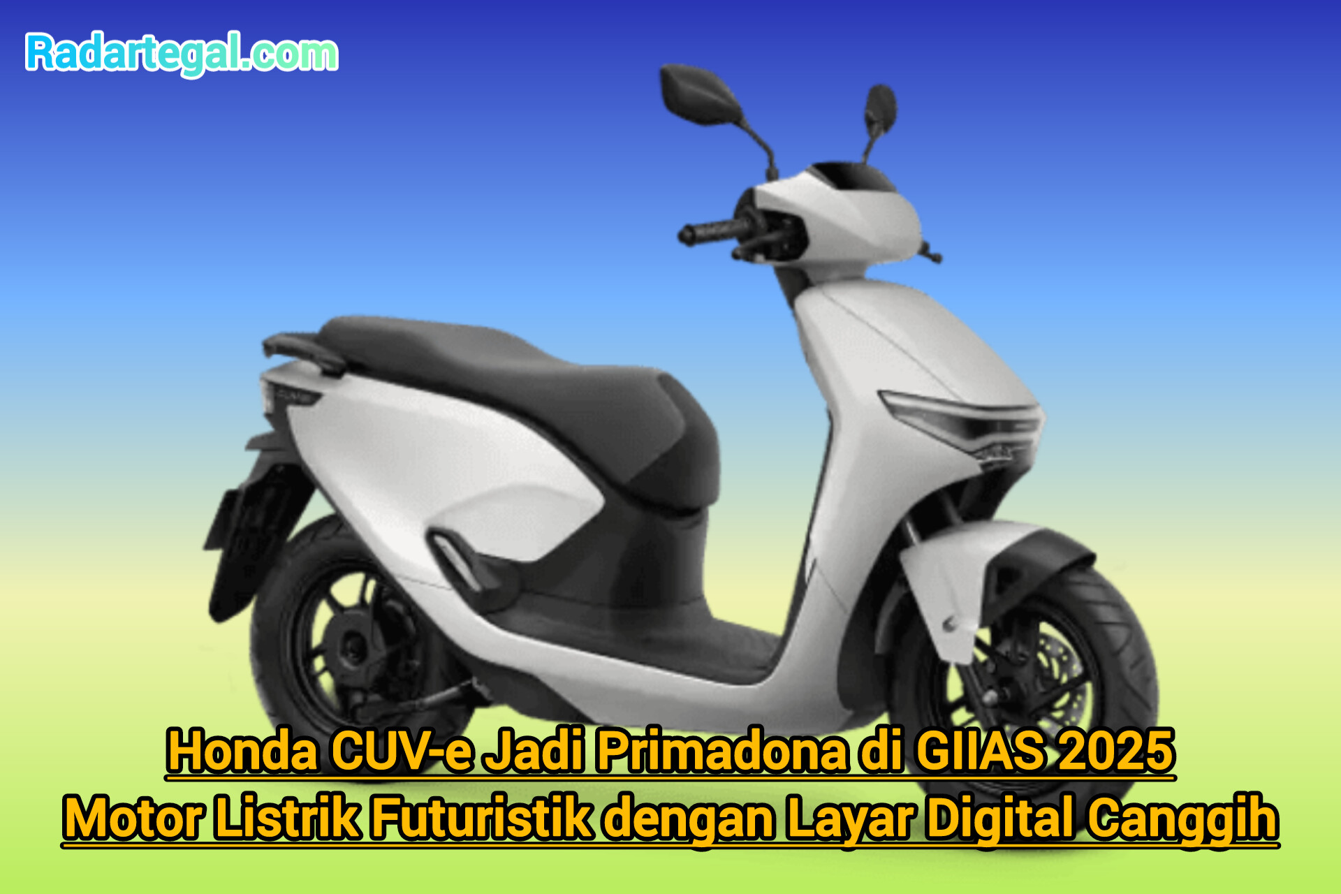 Honda CUV-e Jadi Primadona di GIIAS 2025: Motor Listrik Futuristik dengan Layar Digital Canggih
