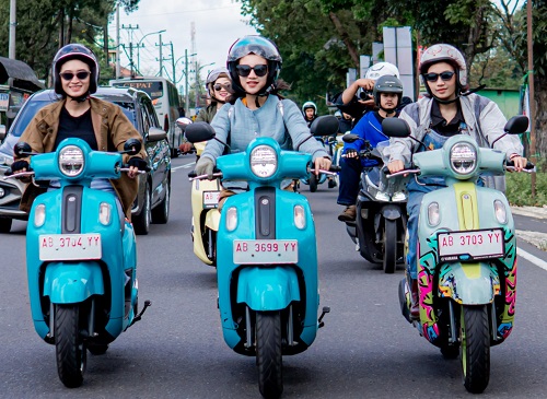 City Touring Clan of Classy Yamaha Fazzio Hybrid Series, Ekspresi Kaum Muda Yogyakarta