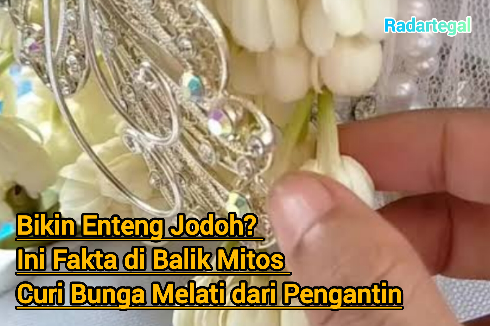 Bikin Enteng Jodoh? Ini Fakta di Balik Mitos Curi Bunga Melati dari Pengantin