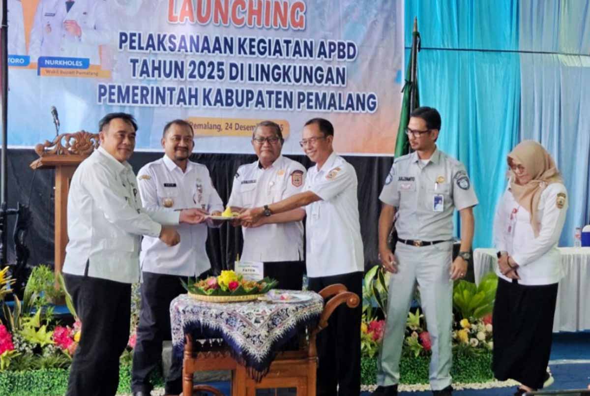 Realisasi Kegiatan APBD Pemalang 2025 Dilaunching Bupati Anom, Apa Saja Kegiatannya?