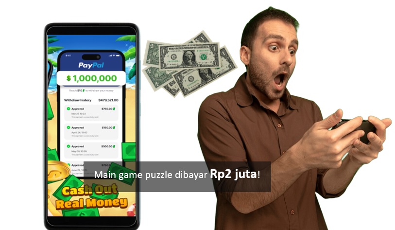 DANA Rp2 Juta dari Game Puzzle Membayar Uang Tropical Crush, Bisa Buat Beli Baju Lebaran!