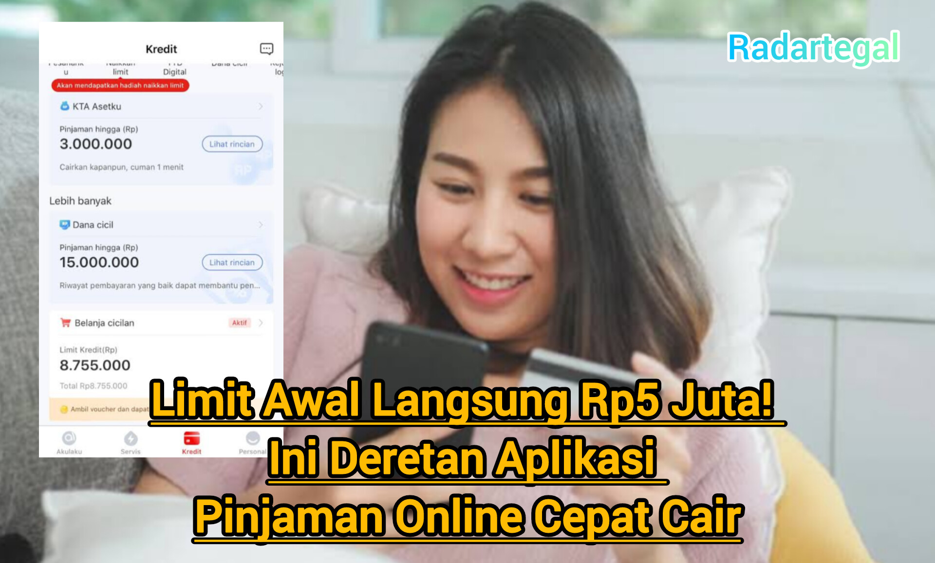 Limit Awal Langsung Rp5 Juta! Ini Aplikasi Pinjaman Online yang Cocok untuk Kebutuhan Mendesak