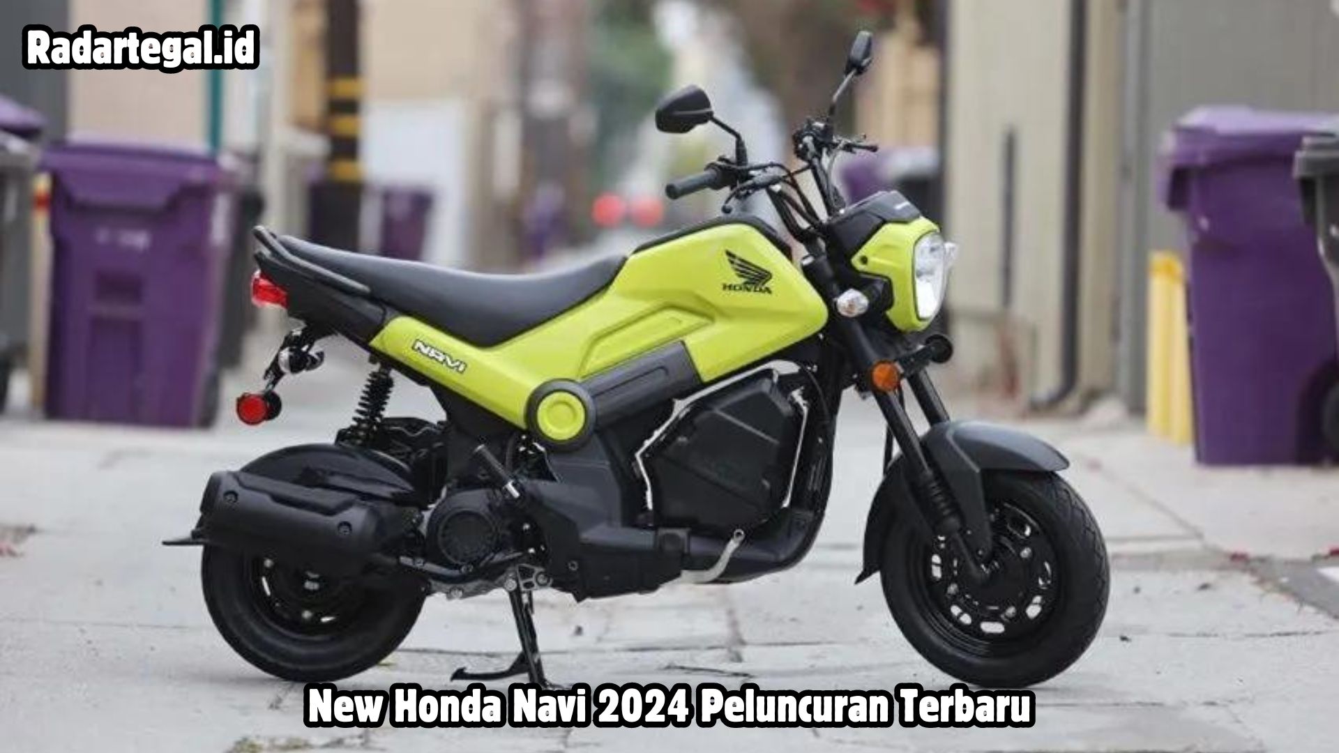 Beda dari yang Lain, New Honda Navi 2024 Skuter Matic dengan Desain yang Menyerupai Motor Sport