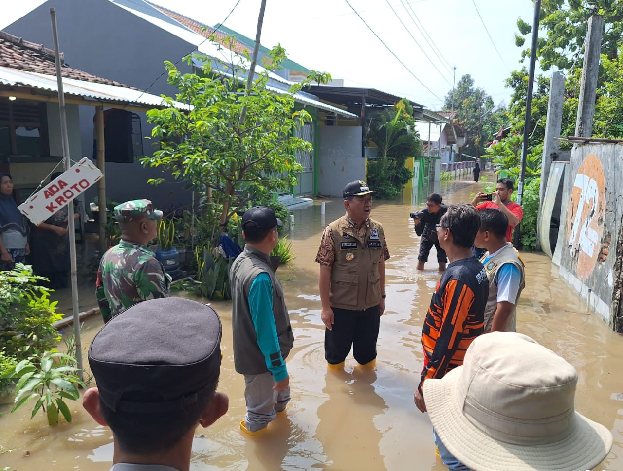 Pantau Banjir di Tegal, Pj. Wali Kota: Penanganan Sudah Kita Lakukan