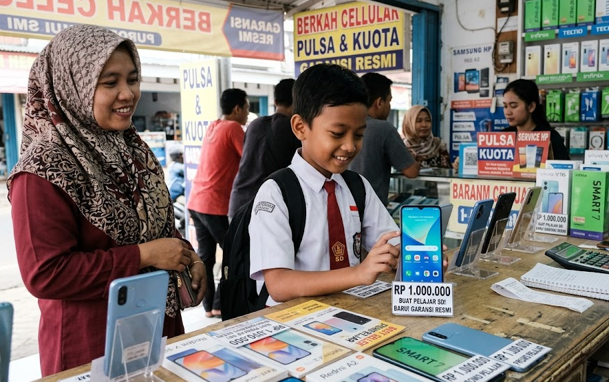 4 HP 1 Jutaan Terbaik untuk Pelajar SD, Murah tapi Kencang dan Siap Temani Belajar Sehari-hari