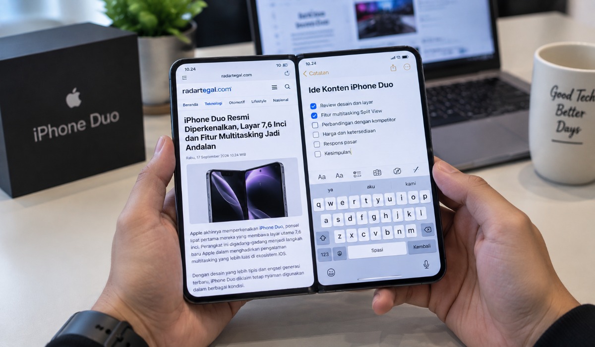 iPhone Duo Punya Layar 7,6 Inci, Apa Keuntungannya untuk Multitasking?
