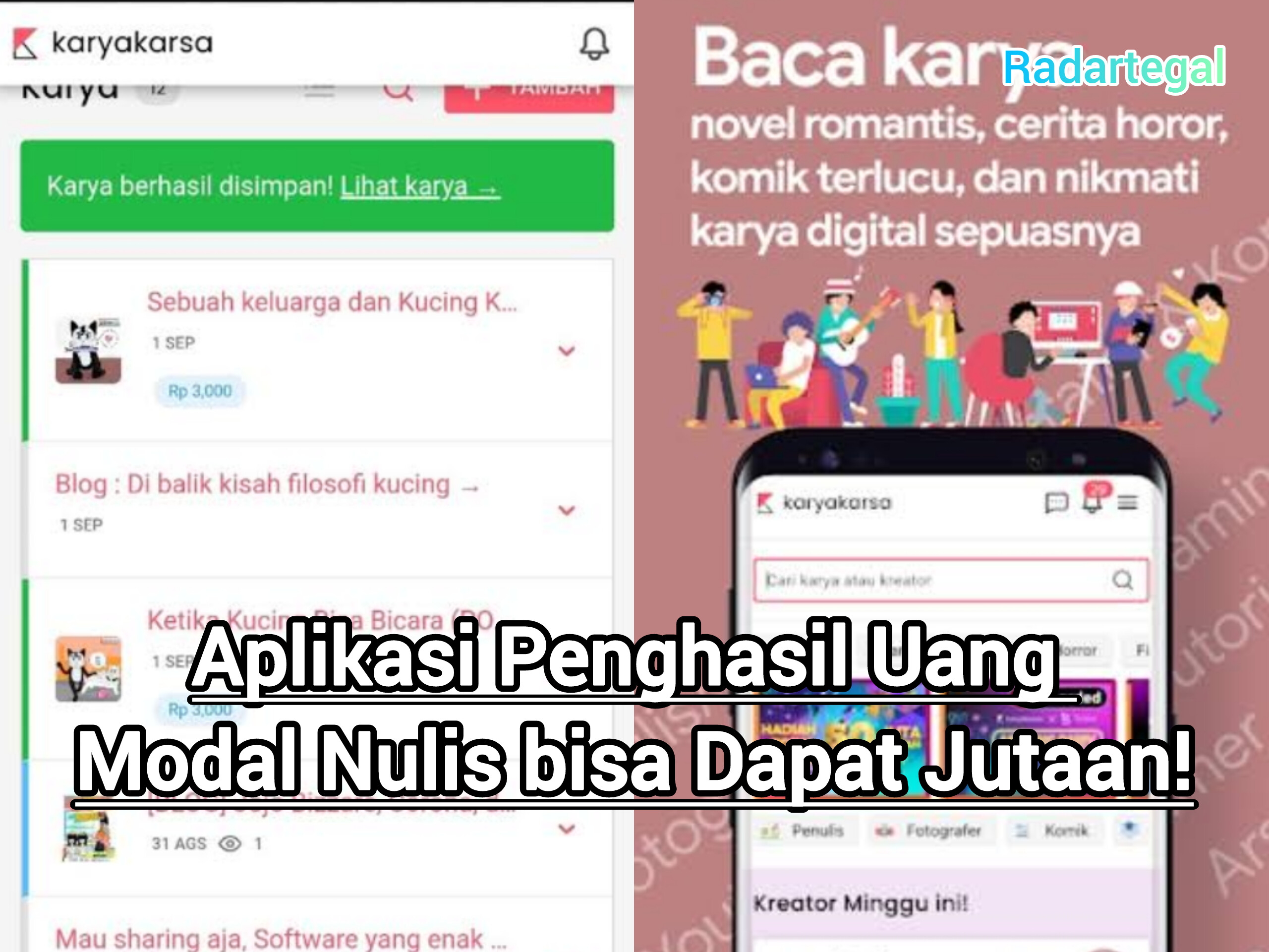 Hobi Nulis? Uang Jutaan Bisa Mengalir Lewat Aplikasi Penghasil Uang Ini!