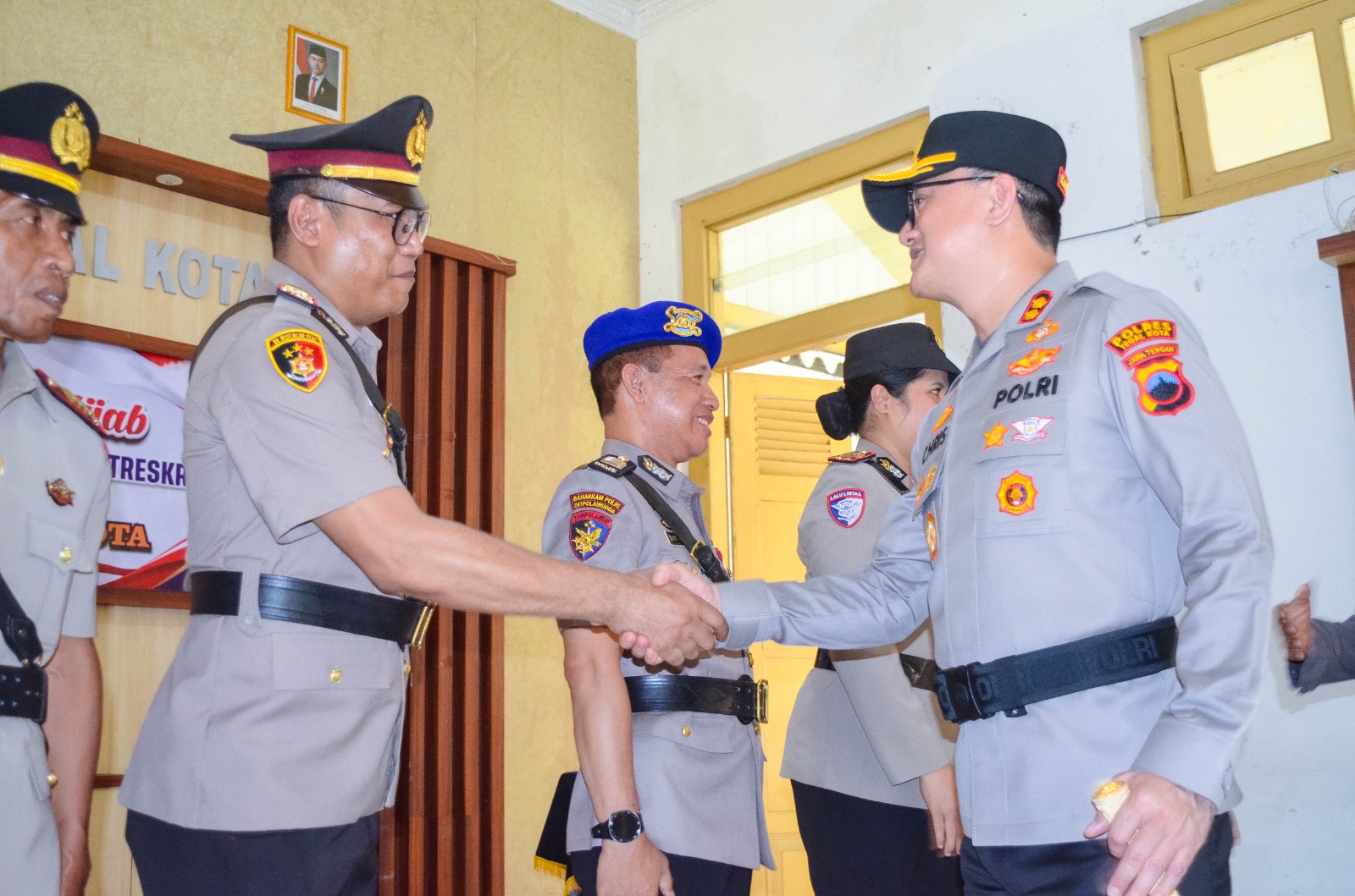 Resmi Dilantik, Ini Pejabat Utama Baru Polres Tegal Kota
