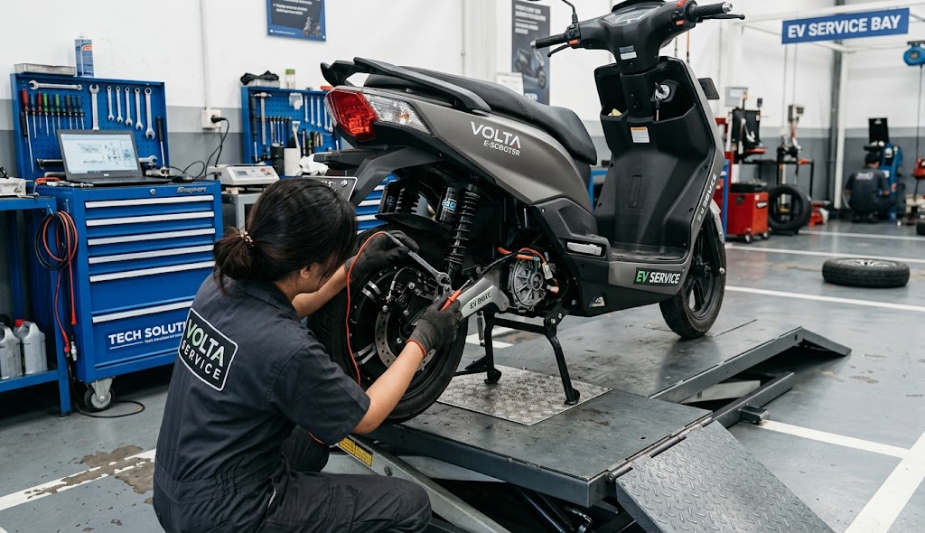 Tips Service Motor Listrik di Pemakaian 1.000 Km Pertama, Ini Komponen yang Wajib Dicek