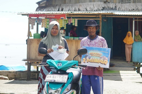 Beli YAMAHA MIO M3, Kader Posyandu Menang Uang 1M dari Program Miliarder Yamaha