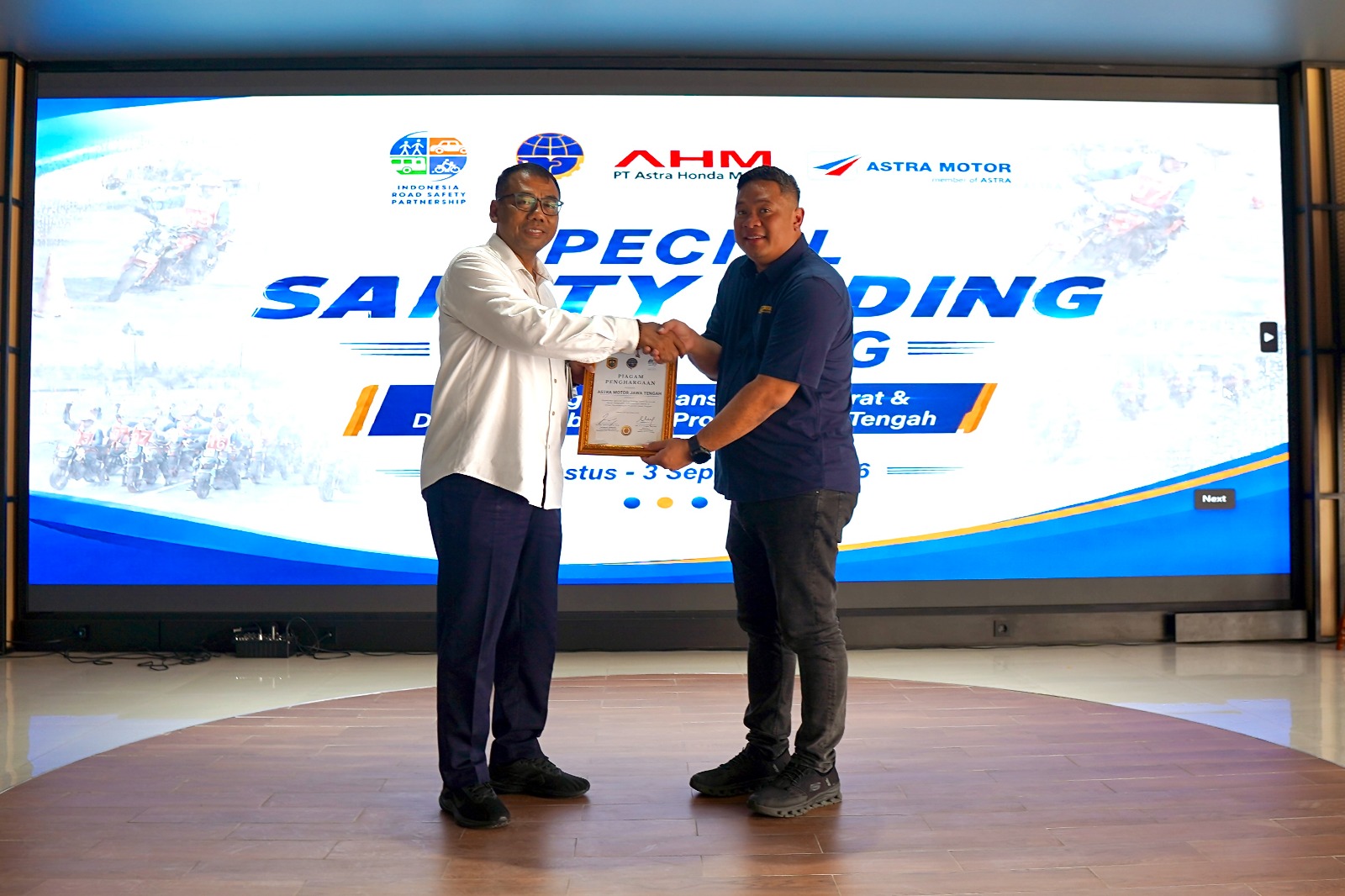 Astra Motor Jateng Gelar Safety Riding Training Bersama Dishub dan BPTD