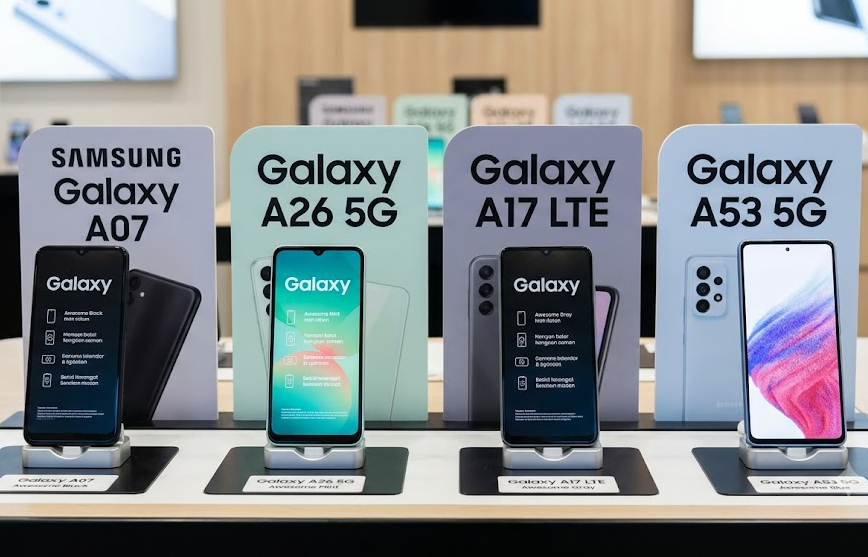 4 HP Samsung RAM 8 GB Murah untuk Pelajar, Performa Kencang dan Baterai Awet