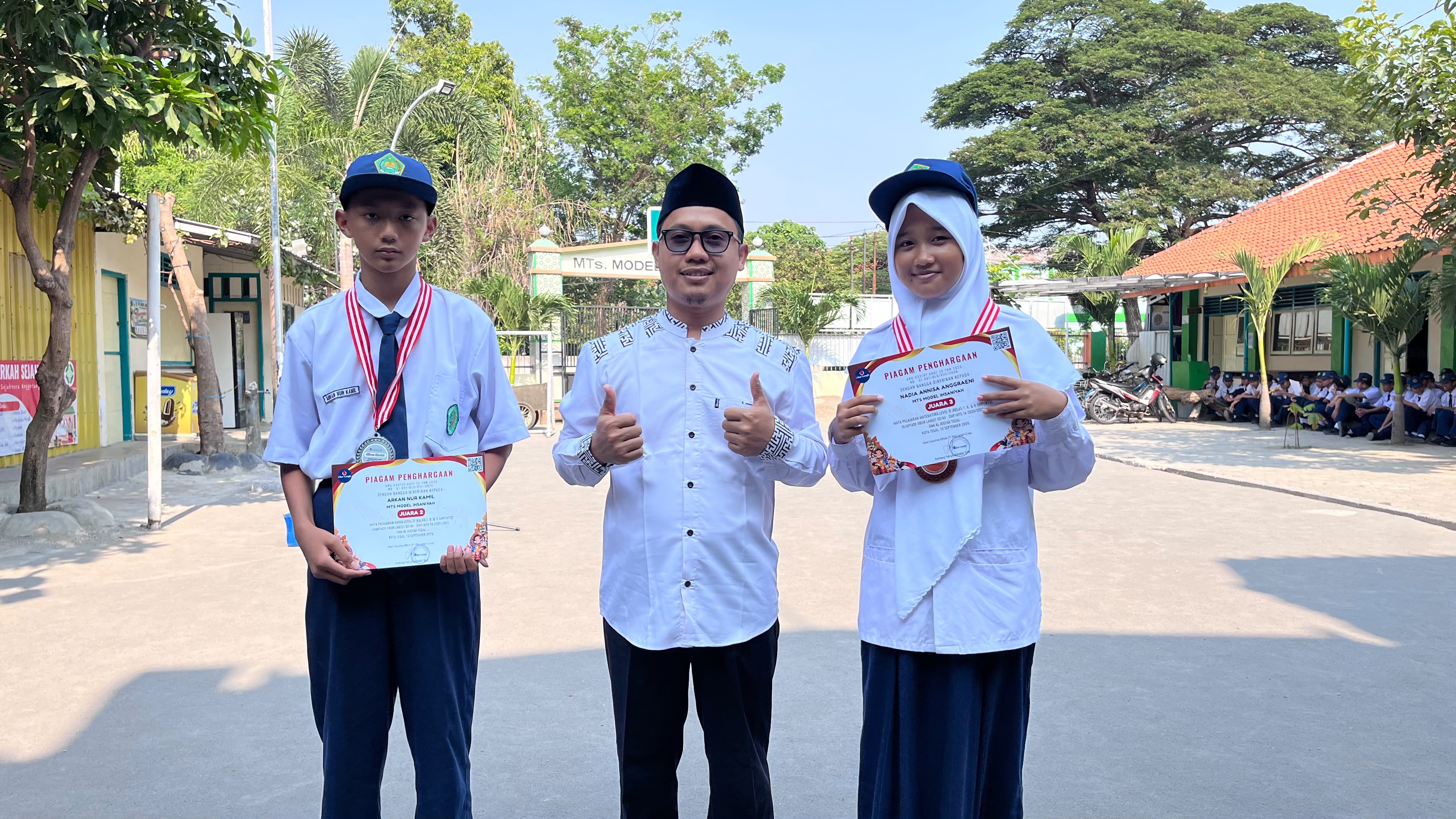Siswa MTs Model Ihsaniyah Tegal Raih Prestasi Gemilang di Olimpiade Obor Langit