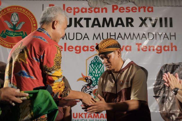 Gubernur Lepas Delegasi Jateng ke Muktamar XVIII Pemuda Muhammadiyah, Begini Pesannya