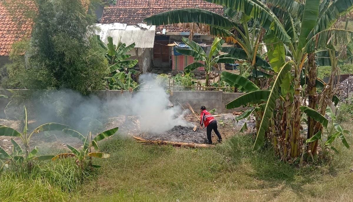Lahan Rumput Ilalang di Dekat Tol Pejagan-Pemalang Terbakar Lagi, Rescue Tol Gerak Cepat Padamkan Api