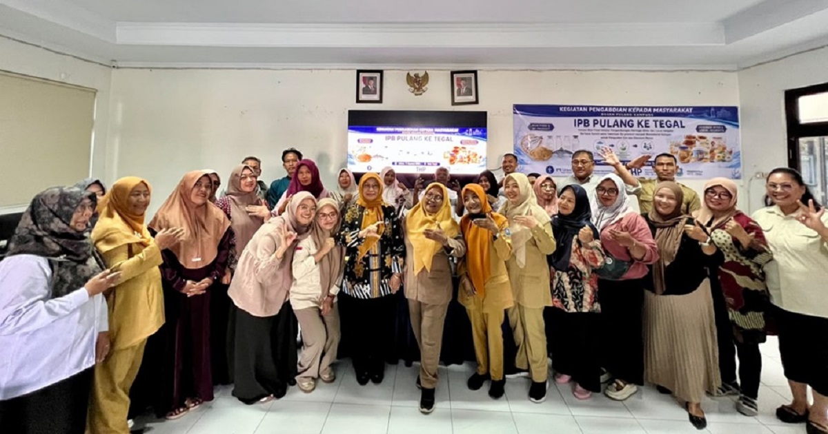 IPB Hilirkan School Blue Food Bercita Rasa Lokal dari Tegal
