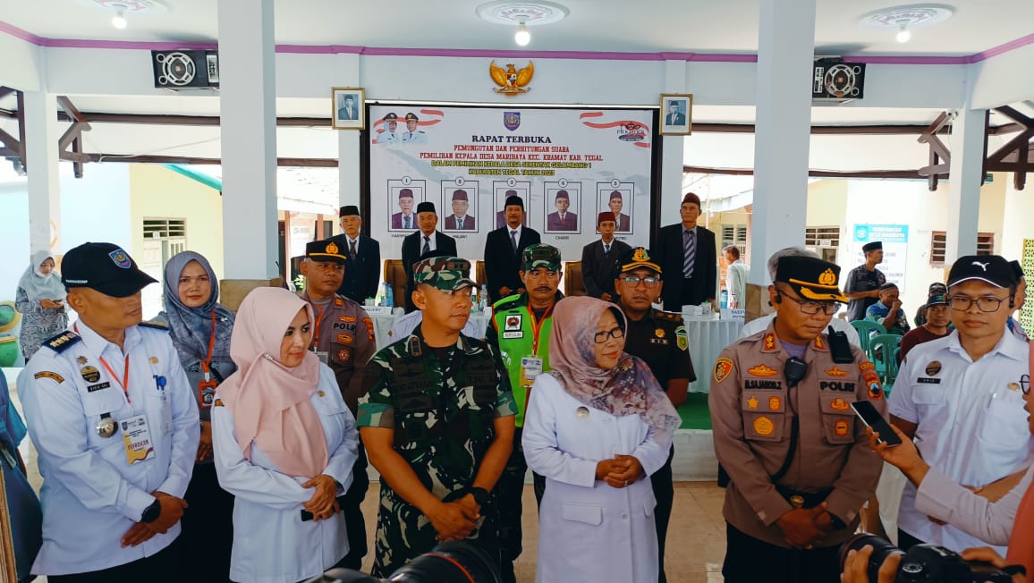 Mantap Jiwa! Pilkades Kabupaten Tegal 2023 Berlangsung Kondusif