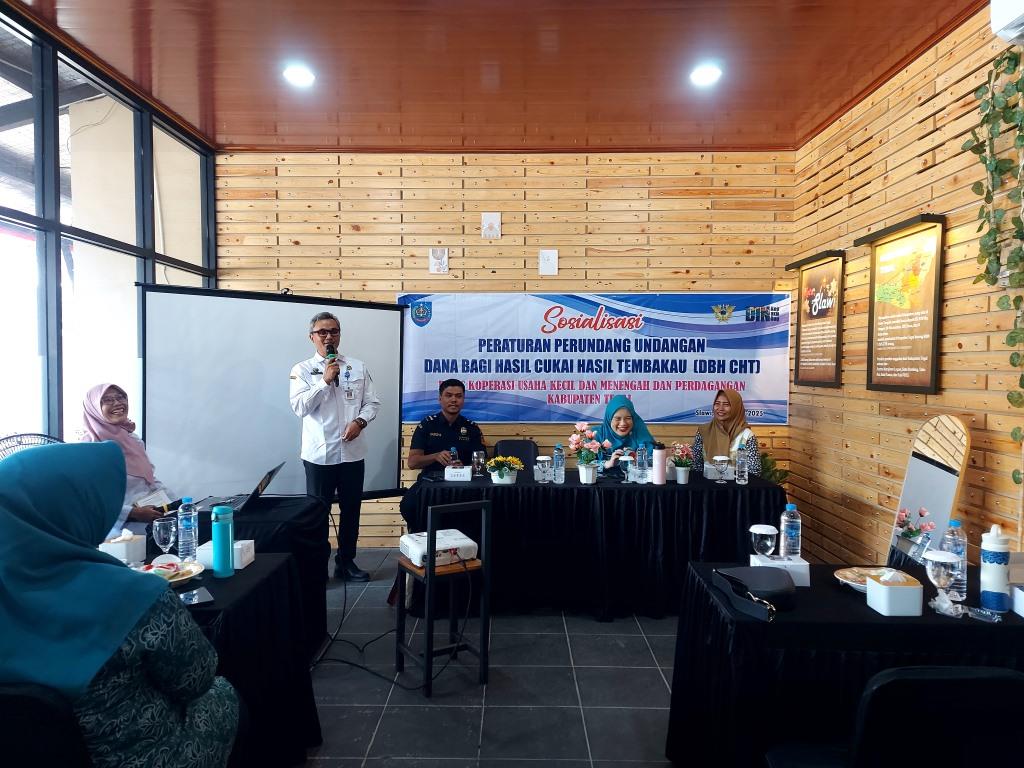 Dinas Koperasi UKM dan Perdagangan Kabupaten Tegal Ajak TP PKK Lindungi Keluarga dari Bahaya Rokok Ilegal