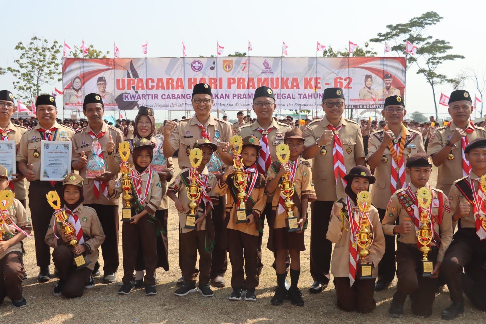 Peringati Hari Pramuka, Kwarcab Kabupaten Tegal Bertekad Wujudkan SDM Profesional