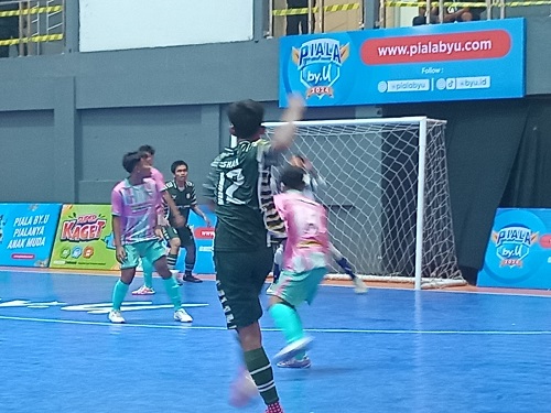 SMK Islam Nusantara Comal Menang Laga Perdana Turnamen Futsal Piala by.U Tegal