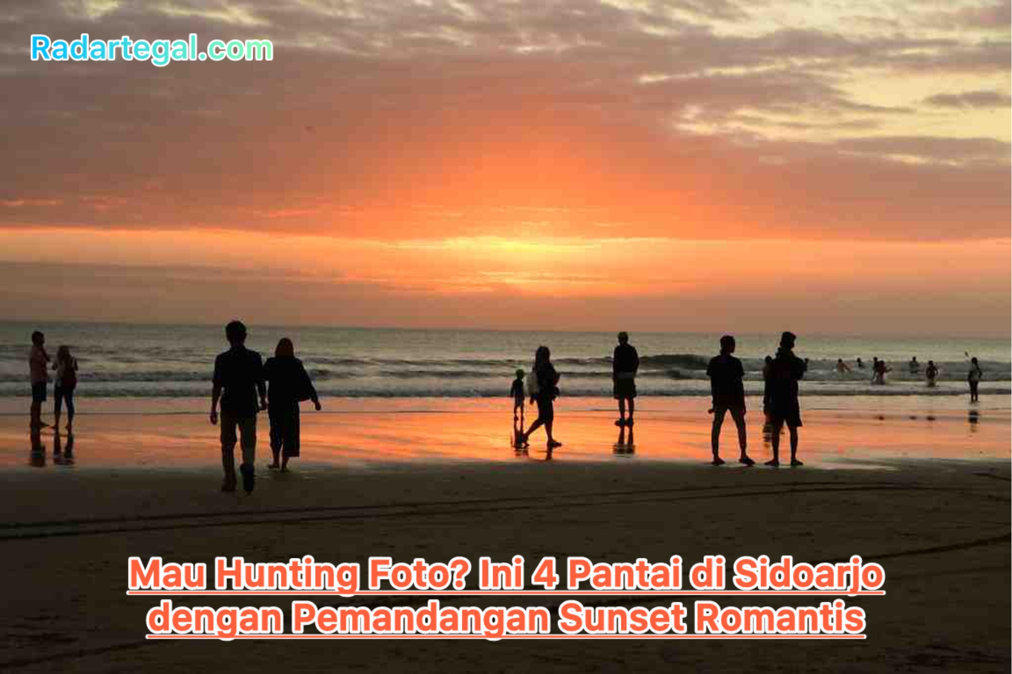 Mau Hunting Foto? Ini 4 Pantai di Sidoarjo dengan Pemandangan Sunset Romantis