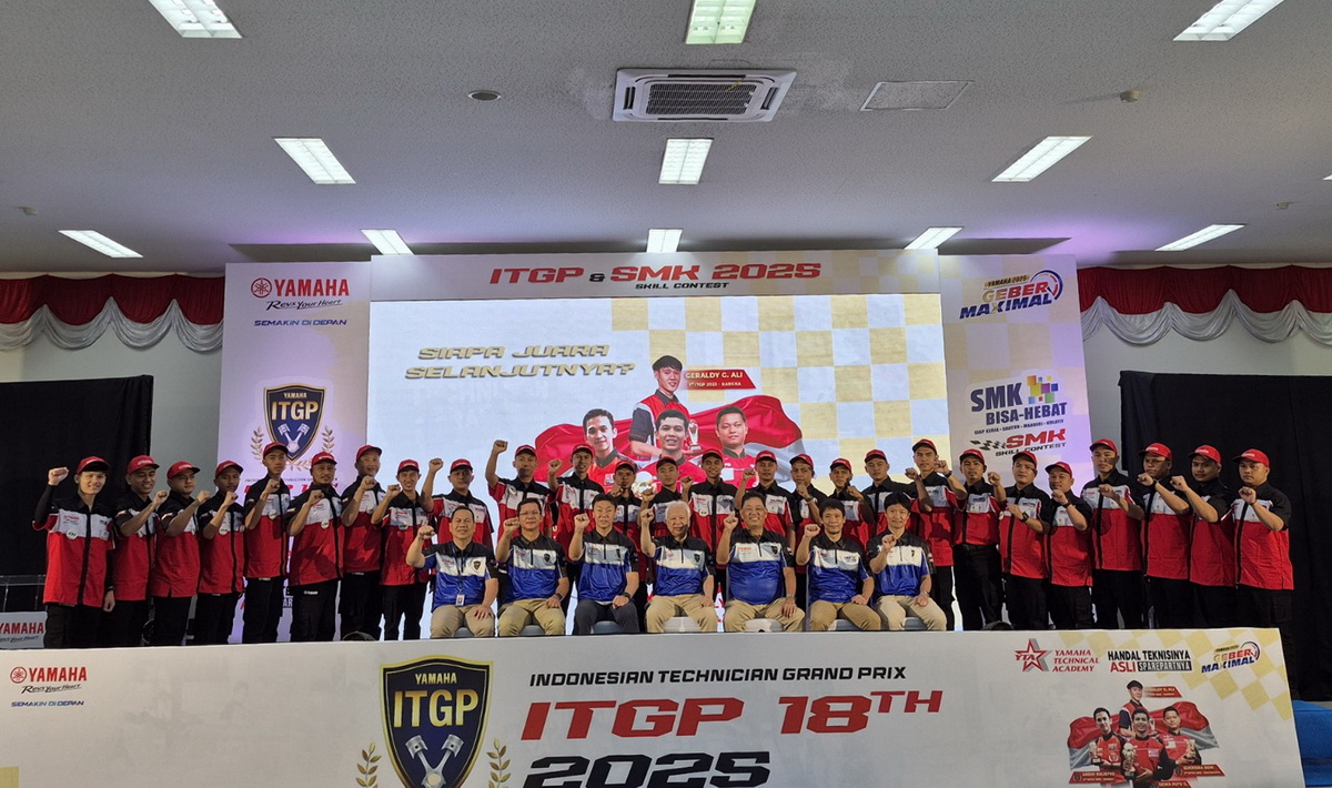 ITGP 2025 Digelar, Lebih Dari 2 Dekade Yamaha Cetak Teknisi Berkualitas Global
