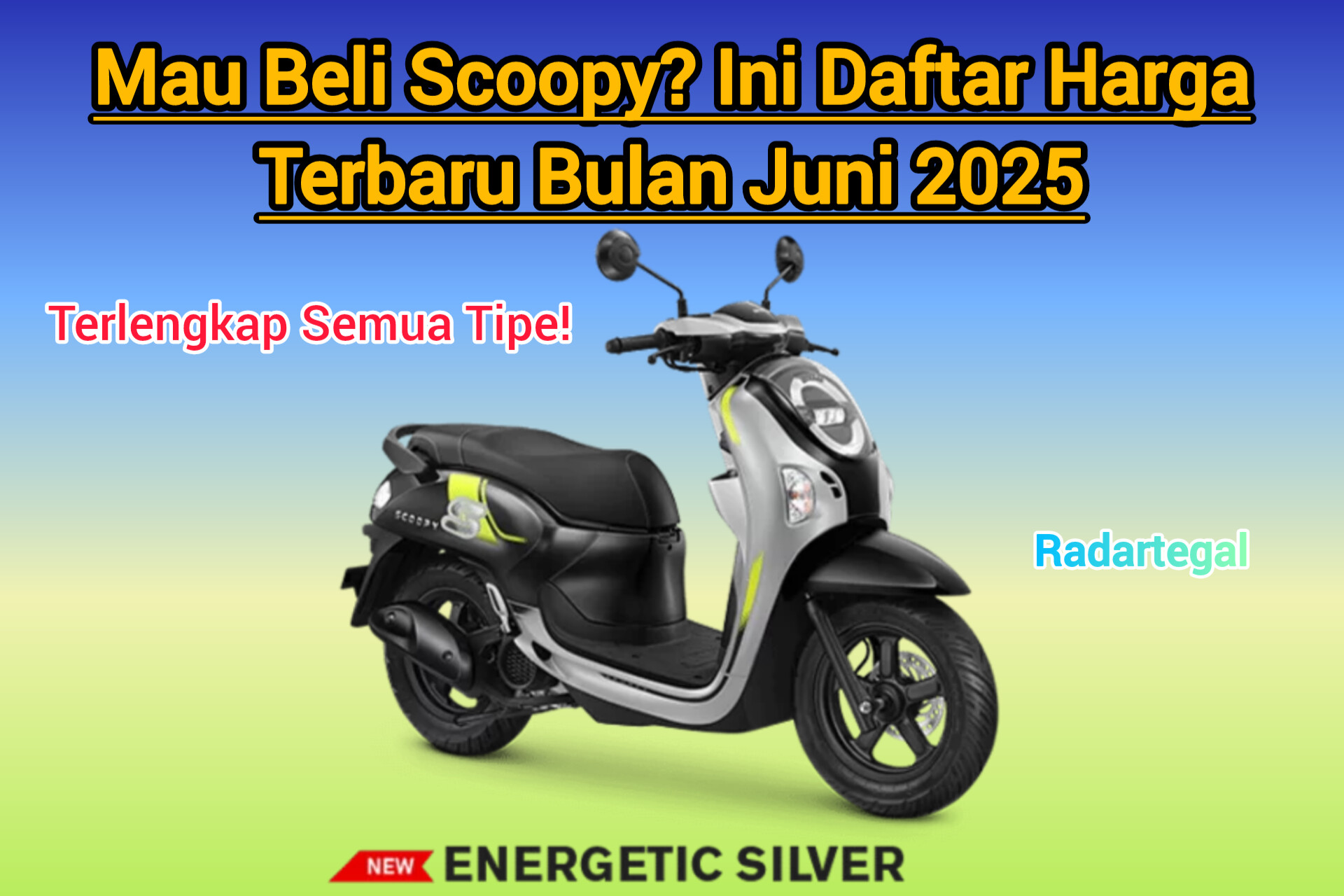 Mau Beli Scoopy? Ini Daftar Harga Terbaru Juni 2025, Lengkap Semua Tipe!