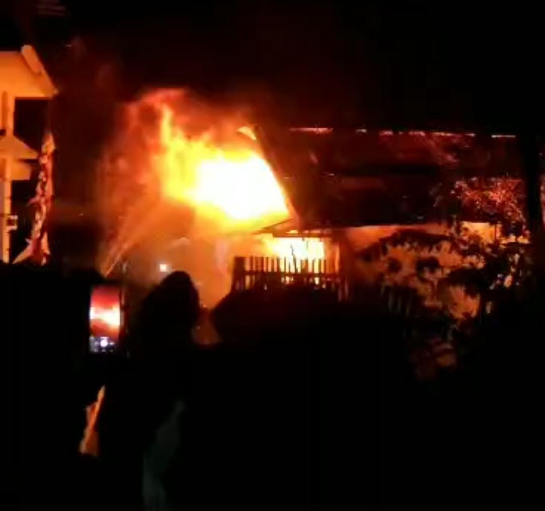 Rumah Warga Bojong Kabupaten Tegal Ludes Terbakar, Penyebabnya Lilin Kapas  