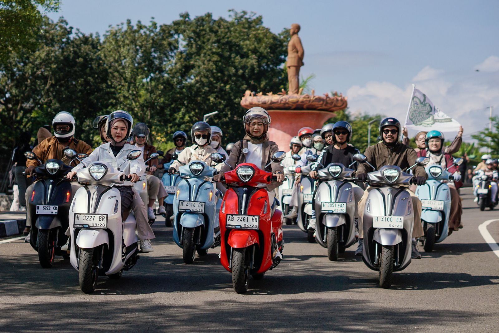 Spesial Banget! Komunitas Yamaha Grand Filano Semarang Bak Sultan dalam Ride & Golf 