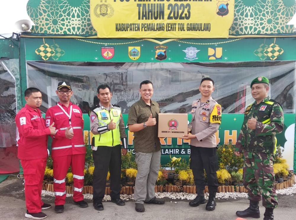Danrem 071 Wijaya Kusuma Apresiasi Soliditas TNI-Polri Pemalang Selama Arus Mudik dan Balik Lebaran