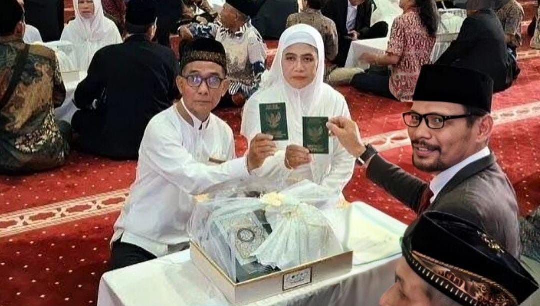 100 Pasangan Nikah Massal di Masjid Istiqlal, Biaya dan Mahar Ditanggung Kemenag  