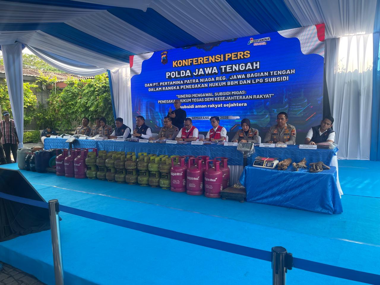 Polisi Bongkar Praktek Penyalahgunaan BBM Bersubsidi di Tegal