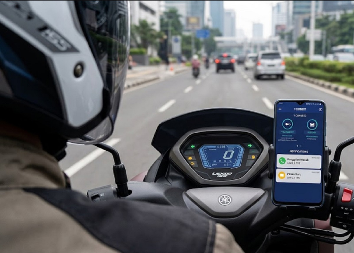 Fitur Y-Connect Yamaha Lexi LX 155 Bikin Motor Konek HP!