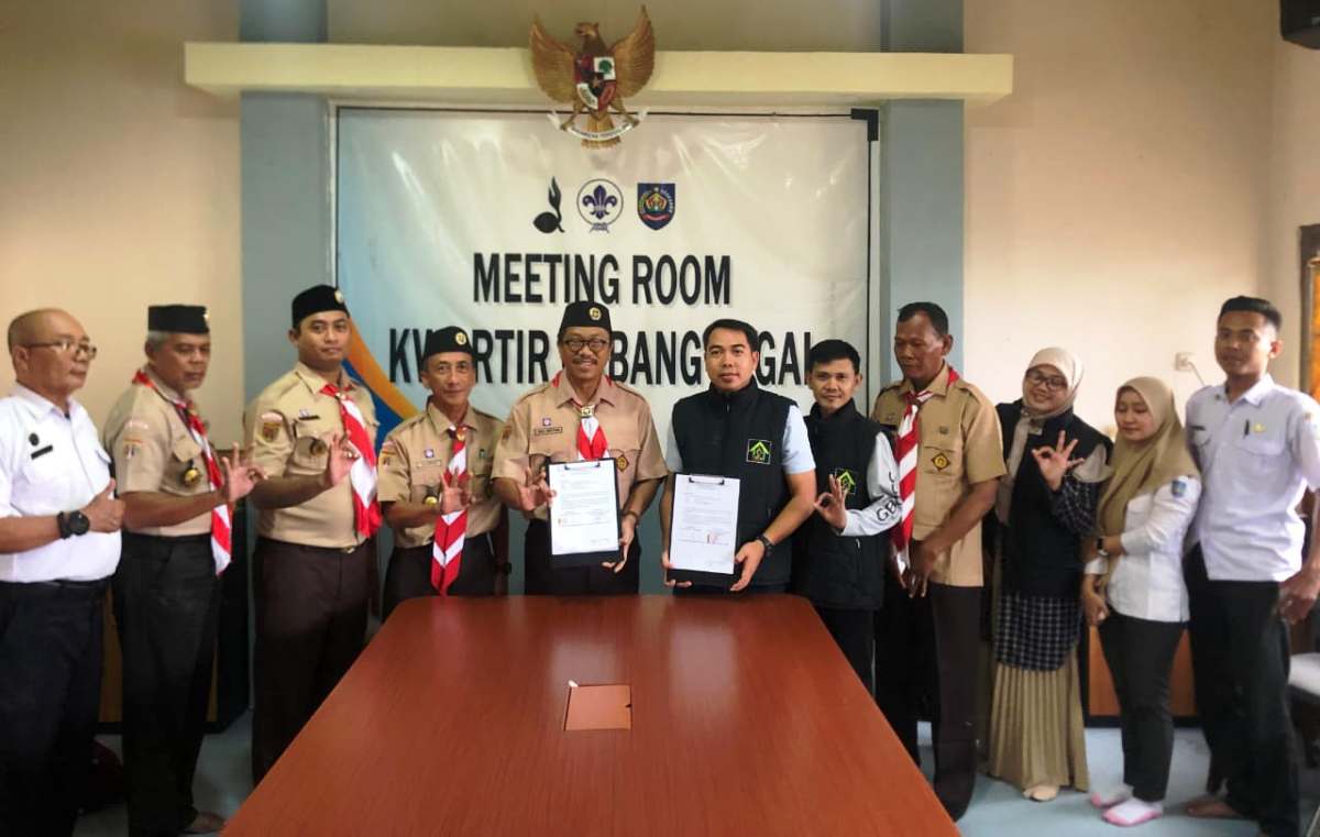 Pramuka Siapkan Desa Pedeslohor Tegal Jadi Percontohan Sekolah Resik Sampah