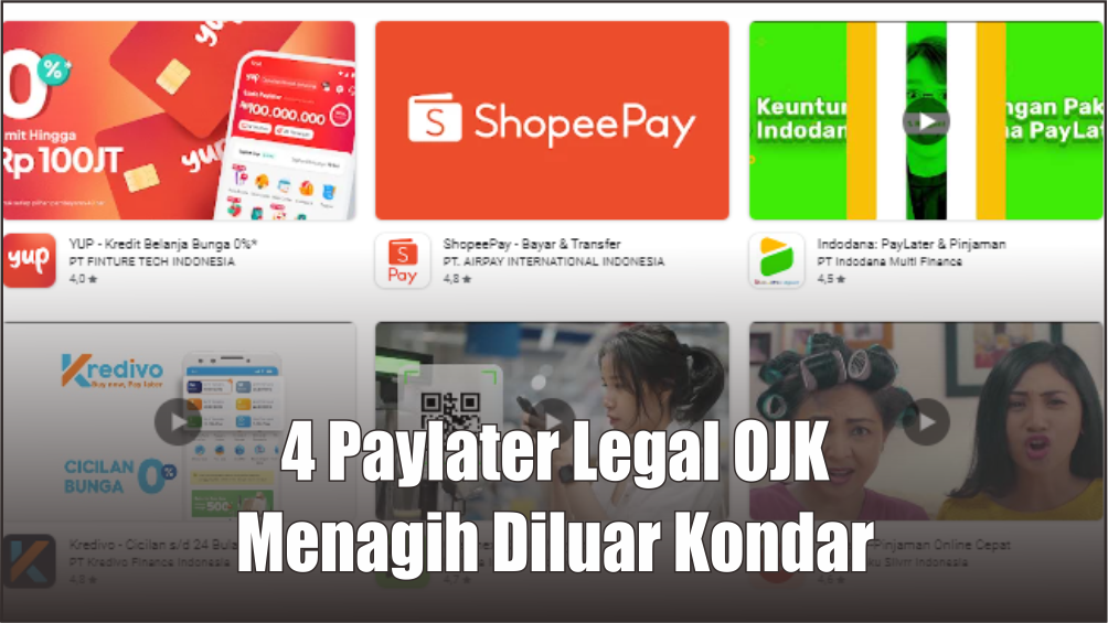 Diluar Perkiraan, Rupanya 4 Paylater Legal OJK ini Menagih di Luar Kontak Darurat Nasabah, Galbayer Tobat!!