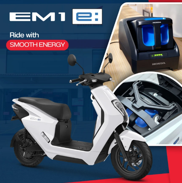 Jarak Tempuh Honda EM1 e: dan Waktu Pengisian Baterai, Benarkah Cepat dan Hemat?