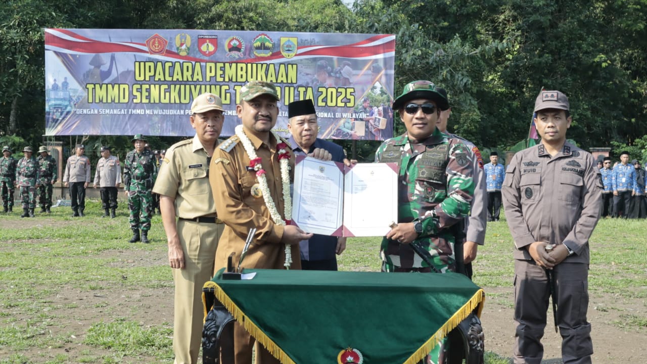 Berlangsung 30 Hari, TMMD di Bulakan Belik Bangun Jalan dan Jembatan