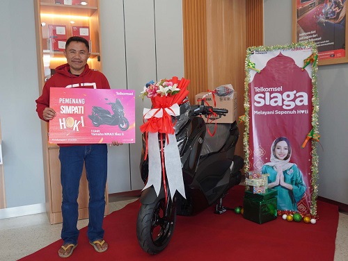 Hadiah Motor Program Simpati Hoki Telkomsel, Penyembuh Luka Lama Tukang Pijat Asal Demak