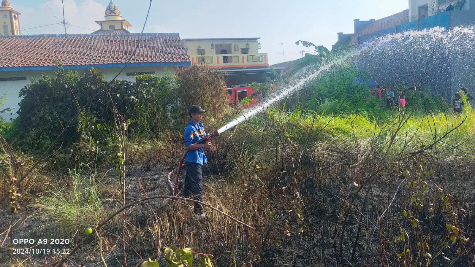 Kebakaran di Kabupaten Tegal Kembali Terjadi, Kali Ini di Lahan Kosong Pesarean Adiwerna