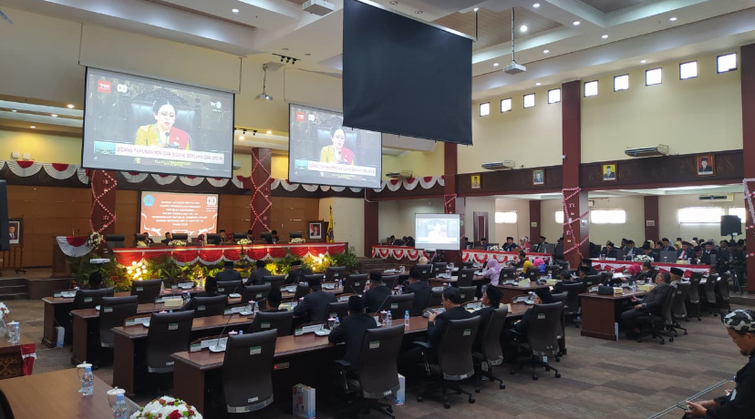 Dengarkan Pidato Kenegaraan, DPRD Brebes Gelar Paripurna Istimewa