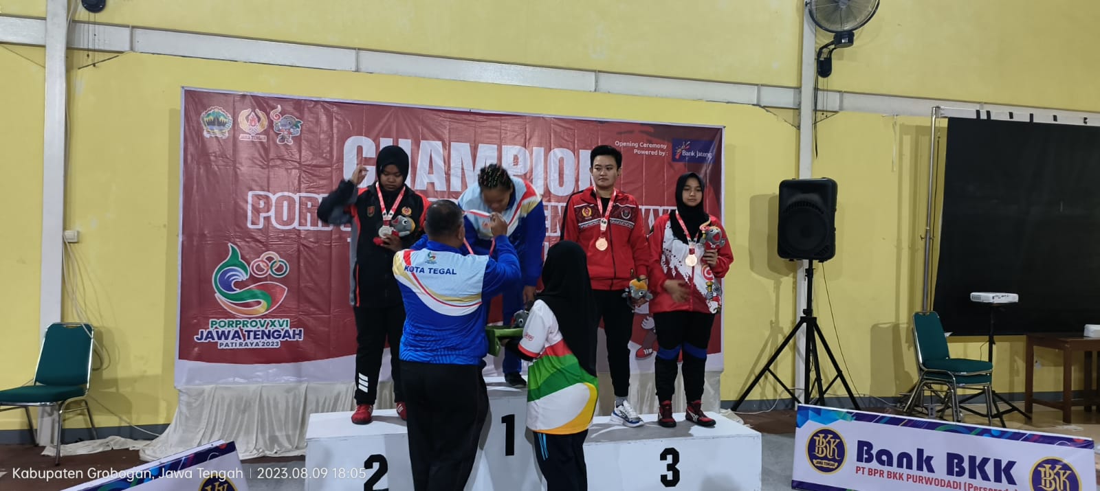 Atlet Gulat Kota Tegal Emas dan Perunggu di Porprov Jateng 2023